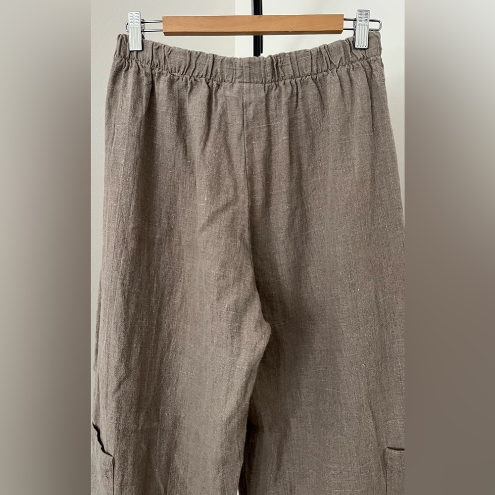 bryn Walker Tan Ankle Pants - Picture 9 of 11
